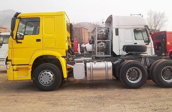 Radialreifenbau 371 PS Gebraucht Sinotruk HOWO 6*4 Traktorfahrzeug mit 9 Tonnen Vorderachse