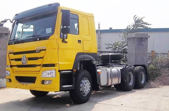 Radialreifenbau 371 PS Gebraucht Sinotruk HOWO 6*4 Traktorfahrzeug mit 9 Tonnen Vorderachse