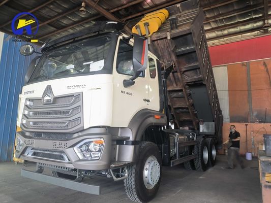 Sinotruk Hohan 6X4 371HP/375HP 20cbm Hyva Hub-Dump Truck mit 300L Tanker