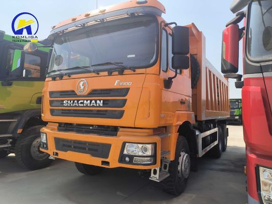 Gebrauchtes 10 Räder 6X4 Shacman Tipper Truck mit einer Schlafkabine und Klimaanlage vom DOT zertifiziert
