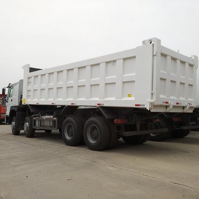Hw76 Cab Sinotruk HOWO 8X4 12räder Tipper Truck mit Fronthebe 5600X2300X1500 20cbm