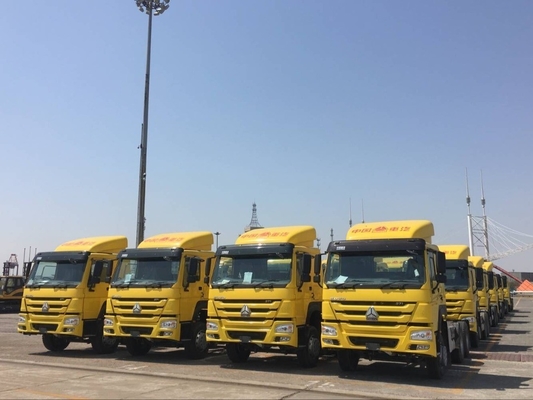 Sinotruk HOWO Kopf Anhänger Lkw 6X4 10 Räder Schleppwagen Gebraucht Traktor Lkw D12.42-20 Motor