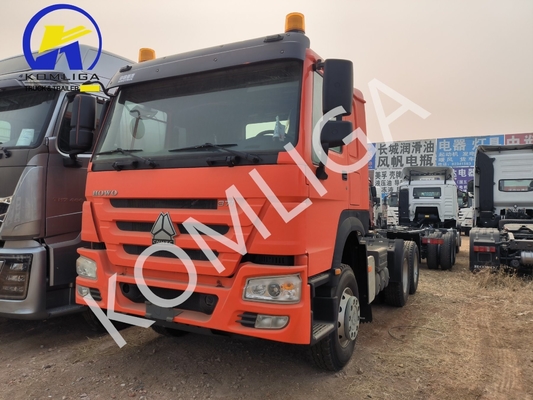 Hw19710 Getriebe 40 Tonnen Anhängerkopf Lkw Gebraucht Sinotruk HOWO Schwerlastlastwagen Traktor