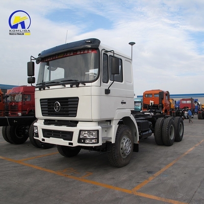 6X4 Antriebsrad Shacman X3000 Prime Mover Goldfarbener Traktor