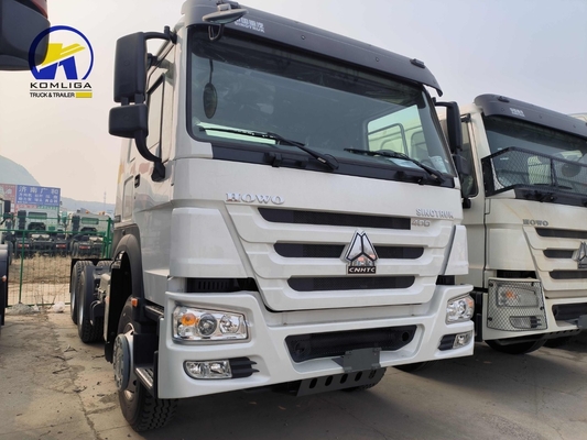 Sinotruk HOWO T7 6X4 400 PS Hauptbeweger Gebrauchttraktor Lkw Kopf auf Ihren Markt zugeschnitten