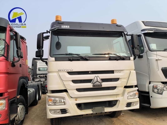 Sinotruk HOWO T7 6X4 400 PS Hauptbeweger Gebrauchttraktor Lkw Kopf auf Ihren Markt zugeschnitten