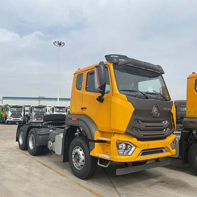 Sinotruk HOWO T7 6X4 400 PS Hauptbeweger Gebrauchttraktor Lkw Kopf auf Ihren Markt zugeschnitten
