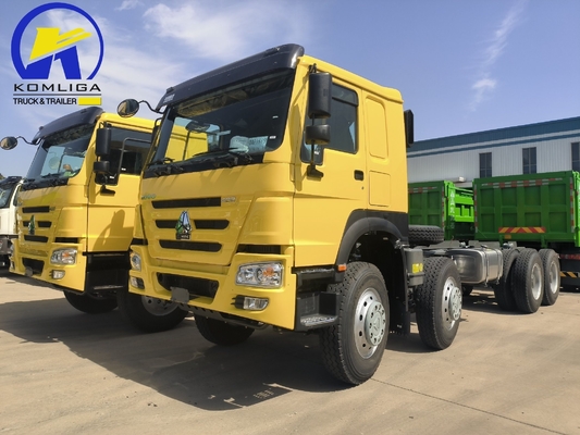 Sinotruk HOWO T7 8X4 400 PS Schwerlastanhänger Traktorfahrzeug mit 5600X2300X1500 Eimer