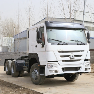 Gebrauchtes Sinotruk HOWO 6X4 10wheel 375HP Weißes Traktor-Lkw-Kopf mit individueller Anfrage
