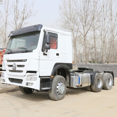 Gebrauchtes Sinotruk HOWO 6X4 10wheel 375HP Weißes Traktor-Lkw-Kopf mit individueller Anfrage