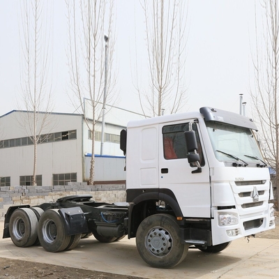 Gebrauchtes Sinotruk HOWO 6X4 10wheel 375HP Weißes Traktor-Lkw-Kopf mit individueller Anfrage