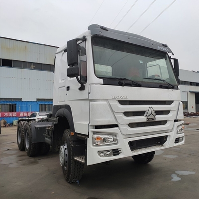 Gebrauchtes Sinotruk HOWO 6X4 10wheel 375HP Weißes Traktor-Lkw-Kopf mit individueller Anfrage