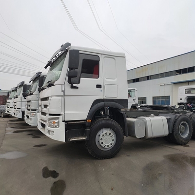Gebraucht, in gutem Zustand, Sinotruk HOWO 6X4 10Rad-Lkw-Kopf, gebraucht, weißer Traktor-Lkw