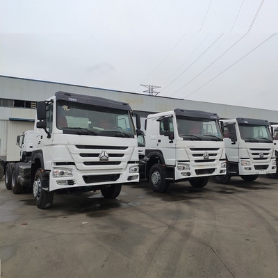Gebraucht, in gutem Zustand, Sinotruk HOWO 6X4 10Rad-Lkw-Kopf, gebraucht, weißer Traktor-Lkw