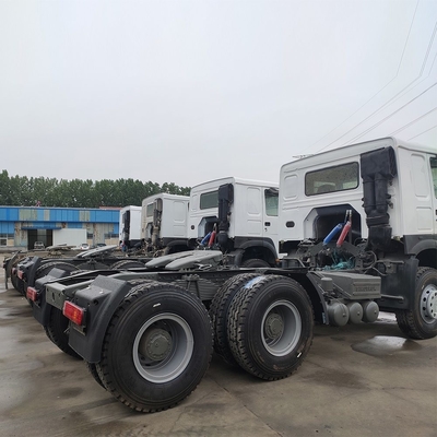 Gebraucht, in gutem Zustand, Sinotruk HOWO 6X4 10Rad-Lkw-Kopf, gebraucht, weißer Traktor-Lkw