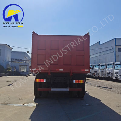 Gebrauchtes Sinotruk HOWO-Dump Truck mit hydraulischem Heben mit Ventraleckel in gutem Zustand
