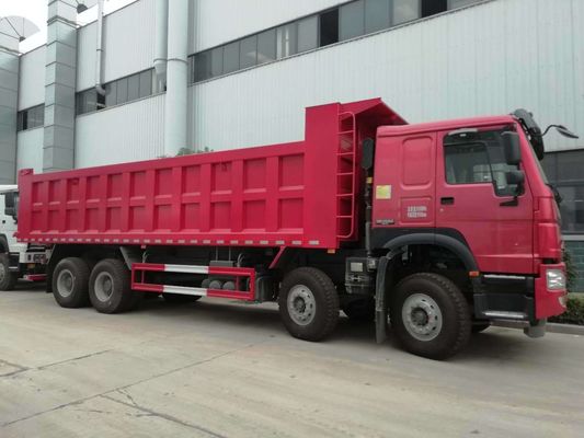 Erschwinglich Gebraucht HOWO 8X4 12 Räder Dump Truck für Afrika Schwerlastlastkapazität 21-30t