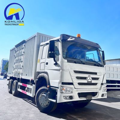 Transportverwendet 6X4 4X2 Box-Frachtwagen mit Ventrale Kipper Hydraulisches Heben verwendet