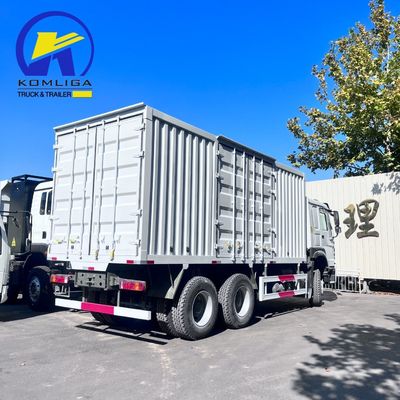 Transportverwendet 6X4 4X2 Box-Frachtwagen mit Ventrale Kipper Hydraulisches Heben verwendet