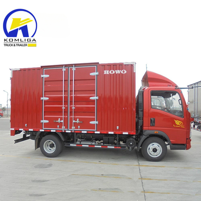 Sinotruk HOWO Hohan Cdw 4X2 Mini Van Box Cargo 3 Tonnen Dump Truck für 150 PS