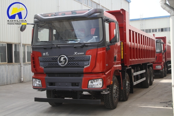 Gebrauchtes Shacman-Dump Truck 8X4 12räder Tipper-Dump Truck mit Hw76 Kabine in gutem Zustand