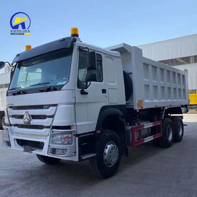 Sinotruk HOWO 10-Rad-Dump-Truck 371 PS Gebraucht-Truck mit gelben Sitzplätzen ≤5