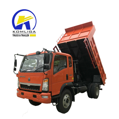 Gebrauchtes Sinotruk HOWO 4X2 6-Rad-Mini-Leicht-Dump-Tipper-Lkw mit Handgetriebe