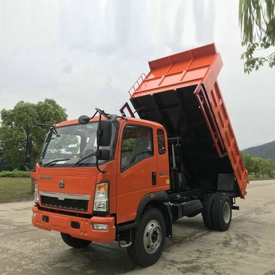 Gebrauchtes Sinotruk HOWO 4X2 6-Rad-Mini-Leicht-Dump-Tipper-Lkw mit Handgetriebe