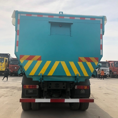 10 Räder 6X4 Kipper Truck Sinotruk HOWO U-förmiger Müllwagen mit Getriebe Hw19710