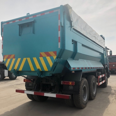 10 Räder 6X4 Kipper Truck Sinotruk HOWO U-förmiger Müllwagen mit Getriebe Hw19710