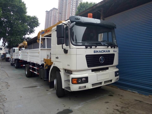Gebrauchtes Shacman 4X2 Kranfahrzeug mit Hf9 Vorderachse und Ventral Tipper Hydraulisches Heben