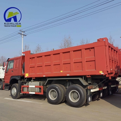 Gebrauchtes Müllwagen für gebrauchte Sinotruk HOWO 35 Tonnen 6X4 Tipper Truck Motor Kapazität 8L