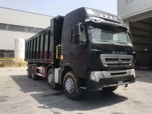 Gebrauchtes Sinotruk 8X4 12 Räder 50 Tonnen HOWO Kipper Dump Truck mit hydraulischem Vorderaufzug