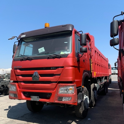 Second Hand Sinotruk 8X4 12 Räder HOWO Tipper Gebraucht-Dump Truck mit einem Schläfer und A / C