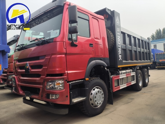 25 Tonnen Gebraucht HOWO Kipper Dump Truck 6X4 10 Wheeler mit Eimer Größe 5600X2300X1500