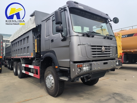 25 Tonnen Gebraucht HOWO Kipper Dump Truck 6X4 10 Wheeler mit Eimer Größe 5600X2300X1500