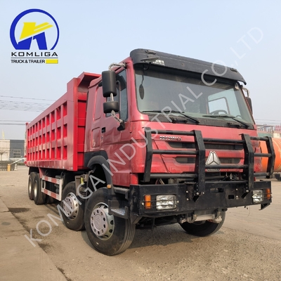 Rote 8X4 Lastwagen 371 PS 375 PS 400 PS 420 PS Sinotruk Schwerlast-Tippen-Tipper-Dumper Secondhand Dump Truck und HOWO Truck für den afrikanischen Markt