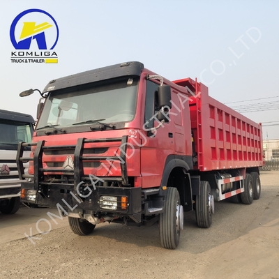 Rote 8X4 Lastwagen 371 PS 375 PS 400 PS 420 PS Sinotruk Schwerlast-Tippen-Tipper-Dumper Secondhand Dump Truck und HOWO Truck für den afrikanischen Markt