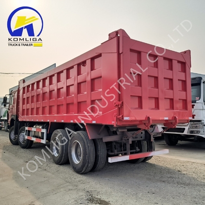 Rote 8X4 Lastwagen 371 PS 375 PS 400 PS 420 PS Sinotruk Schwerlast-Tippen-Tipper-Dumper Secondhand Dump Truck und HOWO Truck für den afrikanischen Markt