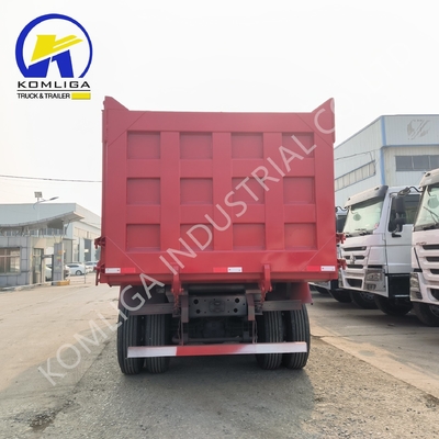Rote 8X4 Lastwagen 371 PS 375 PS 400 PS 420 PS Sinotruk Schwerlast-Tippen-Tipper-Dumper Secondhand Dump Truck und HOWO Truck für den afrikanischen Markt