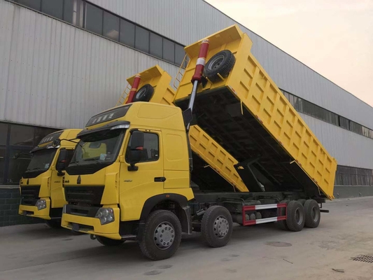 Produkte 8X4 12-Rad-Schwerlastwagen Sinotruk Gebraucht-Dump Truck mit 375 PS