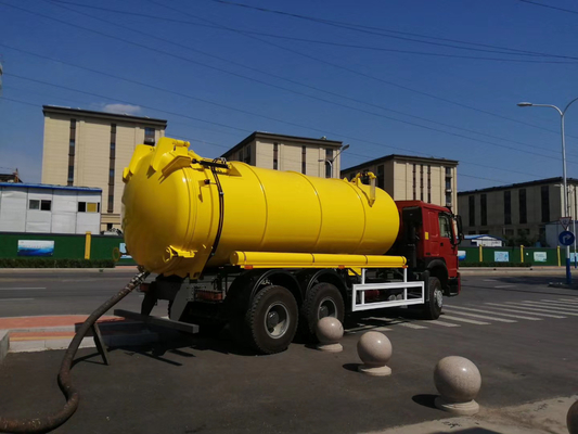 Sinotruck HOWO 6X4 4X2 8m3 10m3 12m3 15m3 Vakuumverwendeter Abwassersauger mit Klimaanlage