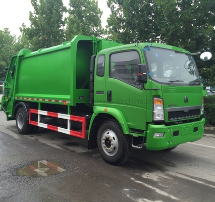 Sinotruk HOWO 4X2 Klein 5 Tonnen 3 Tonnen Verdichter Müllwagen mit 9726 ml Hubraum