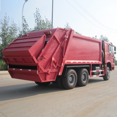 4. Sinotruk HOWO 6X4 336HP 20tons Kompaktor Müllwagen mit Max. Fahrgeschwindigkeit Km/h 90