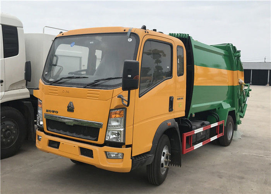 Sino Truck HOWO 4X2 Mini 5 Tonnen Verdichter Mülltransporter Größe für Euro 2 Emissionsstandard