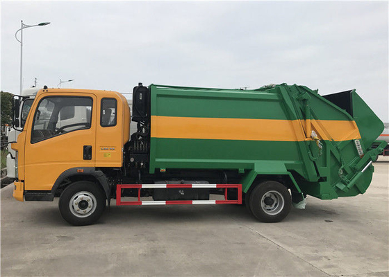 Sino Truck HOWO 4X2 Mini 5 Tonnen Verdichter Mülltransporter Größe für Euro 2 Emissionsstandard