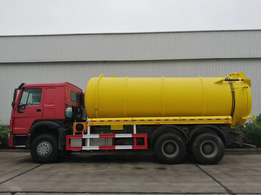 Verkaufen Sie 6X4 336 PS gebrauchte Septik-Tankwagen mit Dieselkraftstoff und Euro 2 Emissionsstandard