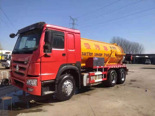 EG-zertifizierte 10 Räder 6X4 Sinotruk HOWO Gebrauchtseptikpumpen mit 12r22,5 Reifen