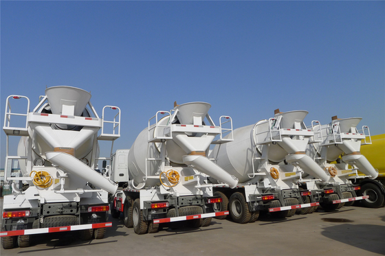 Sinotruck HOWO 6X4 8m3 9m3 10m3 Zementmischwagen mit doppelt reduzierender Antriebsachse