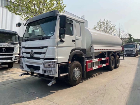 371HP 6X4 20000L 25000L Wassertankwagen mit Zf8118 Lenkung und Pto Getriebe